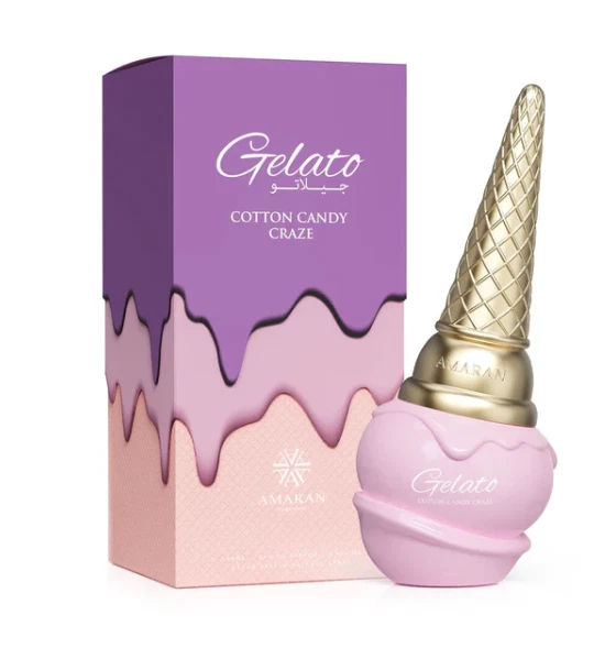 Perfume Gelato Cotton candy craze eau de parfum por Amaran 100 ML - Amaran 100ml - Fragrância Unissex